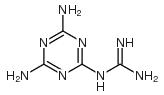 1-(4,6-二氨基-1,3,5-三嗪-2-基)胍结构式