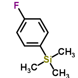 (4-Fluorophenyl)(trimethyl)silane Structure