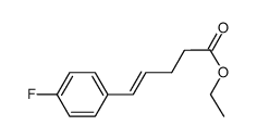5-(4-fluorophenyl)-pent-4-enoic acid ethyl ester结构式