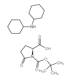 Boc-L-焦谷氨酸二环己基铵盐结构式