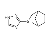 3-[(1R,2S,4S)-Bicyclo[2.2.1]hept-2-ylsulfanyl]-1H-1,2,4-triazole结构式