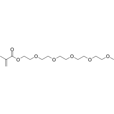 m-PEG5-2-methylacrylate结构式