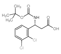 BOC-(R)-3-氨基-3-(2,3-二氯苯基)-丙酸图片