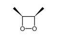 cis-3,4-dimethyl-1,2-dioxetane Structure