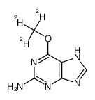 6-O-Methyl-guanine-d3结构式