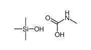 hydroxy(trimethyl)silane,methylcarbamic acid Structure