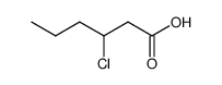 3-chlorohexanoic acid Structure