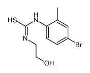 1-(4-bromo-2-methylphenyl)-3-(2-hydroxyethyl)thiourea Structure