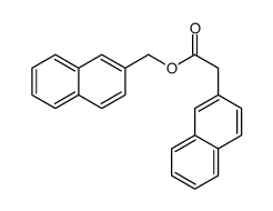 naphthalen-2-ylmethyl 2-naphthalen-2-ylacetate Structure
