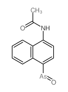 N-(4-arsenoso-[1]naphthyl)-acetamide Structure