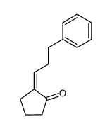 2-(3-phenylpropylidene)cyclopentan-1-one结构式