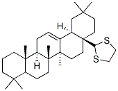 28,28-Ethylenedithio-oleana-12-ene Structure