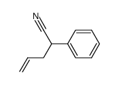 2-phenylpent-4-ene-1-nitrile结构式