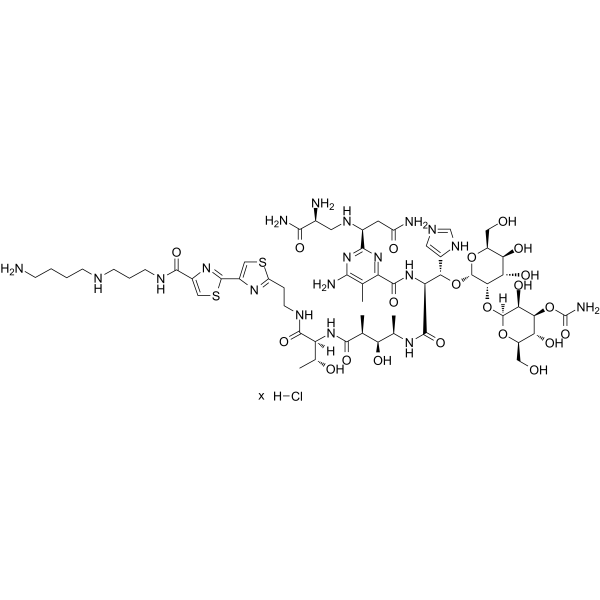 Bleomycin A5 (hydrochloride) structure