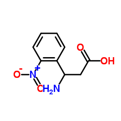 3-Amino-3-(2-nitrophenyl)propanoic acid Structure
