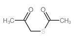 Ethanethioic acid, S-(2-oxopropyl) ester structure