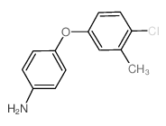 p-(4-Chloro-m-tolyloxy)aniline结构式