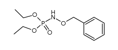 N-(diethoxyphosphoryl)-O-benzylhydroxylamine结构式