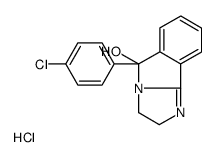 5-(4-chlorophenyl)-2,3-dihydroimidazo[1,2-b]isoindol-5-ol,hydrochloride结构式