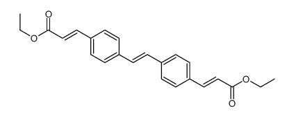 3,3’-(1,2-亚乙烯-二-4,1-亚苯基)二丙烯酸二乙酯结构式