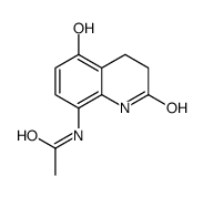 N-(5-hydroxy-2-oxo-3,4-dihydro-1H-quinolin-8-yl)acetamide结构式
