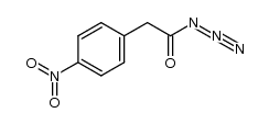 (4-nitro-phenyl)-acetyl azide Structure