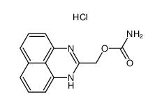 (2-perimidyl)methyl carbamate hydrochloride Structure