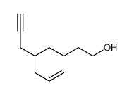 5-prop-2-ynyloct-7-en-1-ol Structure