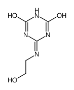 6-(2-hydroxyethylamino)-1H-1,3,5-triazine-2,4-dione Structure
