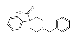 1-苄基-4-苯基哌啶-4-羧酸结构式