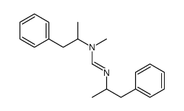 N-methyl-N,N'-bis(1-phenylpropan-2-yl)methanimidamide结构式