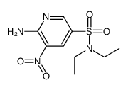 6-amino-N,N-diethyl-5-nitropyridine-3-sulfonamide Structure