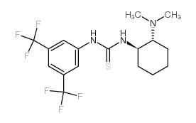 1-[3,5-双(三氟甲基)苯基]-3-[(1R,2R)-2-(二甲基氨基)环己基]硫脲结构式