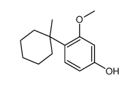 3-methoxy-4-(1-methylcyclohexyl)phenol Structure
