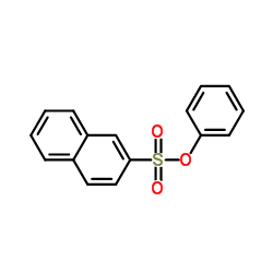 Phenyl naphthalene-2-sulfonate Structure