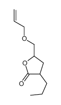 5-(prop-2-enoxymethyl)-3-propyloxolan-2-one结构式
