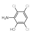 2-氨基-3,4,6-三氯苯酚结构式