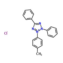 2-(4-methylphenyl)-3,5-diphenyltetrazol-2-ium,chloride Structure
