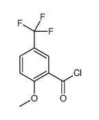 2-Methoxy-5-(trifluoromethyl)benzoyl chloride structure