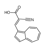 3-azulen-1-yl-2-cyanoprop-2-enoic acid Structure