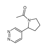1-(2-pyridazin-4-ylpyrrolidin-1-yl)ethanone Structure
