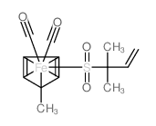 carbon monoxide,iron(6+),5-methylcyclopenta-1,3-diene,3-methyl-3-sulfinatobut-1-ene Structure