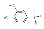 6-(三氟甲基)吡啶-2,3-二胺结构式
