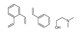 1,2-bis(ethenyl)benzene,2-(dimethylamino)ethanol,styrene Structure