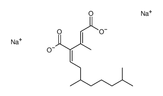 disodium (Z,E)-(.+-)-4-(3,7-dimethyloctylidene)-3-methylpent-2-en-1,5-dioate Structure