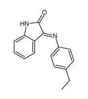 3-(4-ethylanilino)indol-2-one Structure