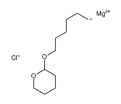 magnesium,2-hexoxyoxane,chloride Structure