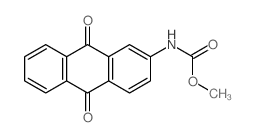 Carbamic acid,(9,10-dihydro-9,10-dioxo-2-anthracenyl)-, methyl ester (9CI) Structure