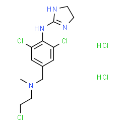 CHLOROETHYLCLONIDINE DIHYDROCHLORIDE structure