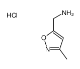 (3-甲基异噁唑-5-基)甲胺盐酸盐结构式
